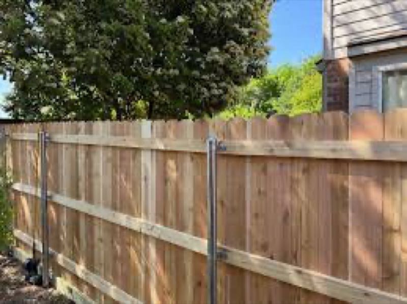 Cedar Privacy Fence in Flower Mound